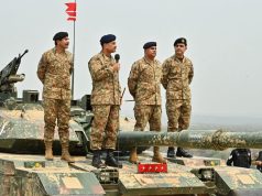 آرمی چیف کا تربیتی مشق "ہیمر اسٹرائیک” کے دوران دفاع وطن کے عزم کا اعادہ