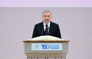 Uzbek president calls for stronger parliamentary role in promoting global peace, social justice