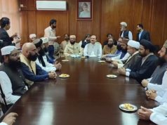 Sardar Yousaf, Rana Mashhood discuss technical training in Madaris