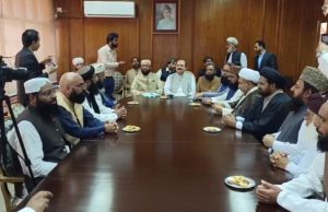 Sardar Yousaf, Rana Mashhood discuss technical training in Madaris
