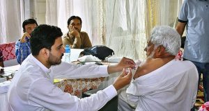 Vaccination drive begins at 11 Haji Camps across country