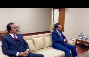 NAB officials meet CII chairman to seek guidance on fraudulent investment schemes on Tuesday, April 29, 2025.