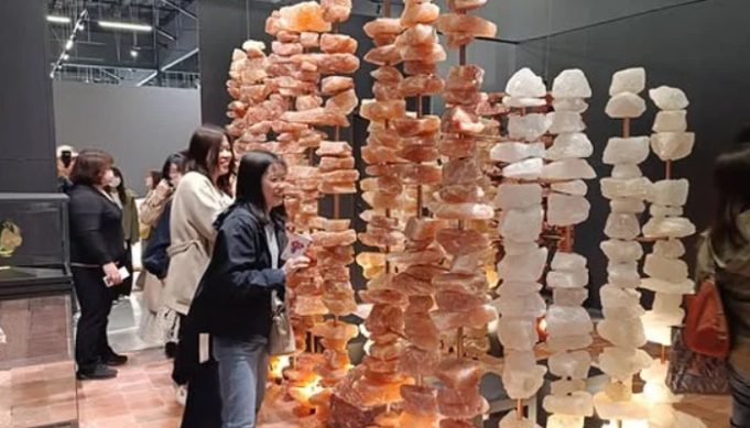 Pakistan pavilion stands out at Osaka Expo with pink salt ‘cave’ experience