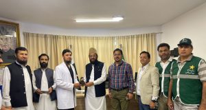Sardar Yousaf visits Pakistan Hajj Mission in Madinah, reviews pilgrim services
