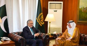 Saudi envoy meets DPM Ishaq Dar; Riyadh welcomes Pakistan-India ceasefire understanding