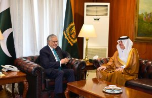 Saudi envoy meets DPM Ishaq Dar; Riyadh welcomes Pakistan-India ceasefire understanding