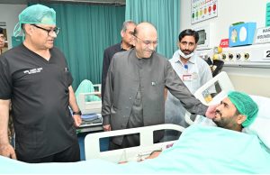 Naval Chief, President visit injured personnel at CMH, vow unyielding response to any future aggression