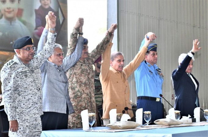 PM Shehbaz offers conditional talks with India, lauds Armed Forces’ victory in aerial conflict