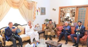 PM Shehbaz visits CMH, pays tribute to martyrs of ‘Ma’arka-e-Haq’