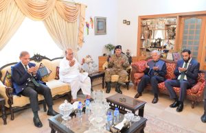 PM Shehbaz visits CMH, pays tribute to martyrs of ‘Ma’arka-e-Haq’