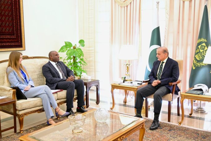 UK Foreign Secretary David Lammy meets PM Shehbaz, reaffirms support for regional peace