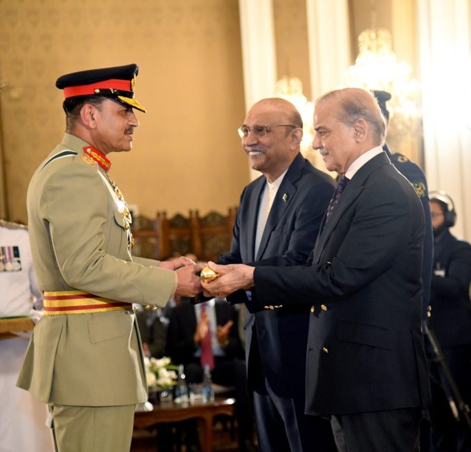Field Marshal rank conferred on COAS Asim Munir in historic ceremony at President House