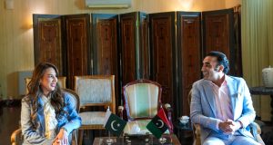 Acting U.S. Ambassador to Pakistan, Ms. Natalie Baker, called on Pakistan Peoples Party Chairman Bilawal Bhutto Zardari at Zardari House in Islamabad and discussed ways and means on strengthening Pakistan-U.S. bilateral relations and enhancing mutual cooperation.