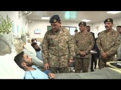 During a visit to CMH Rawalpindi, Army Chief General Syed Asim Munir praised the wounded for their valor and reaffirmed the military’s commitment to their treatment and rehabilitation.