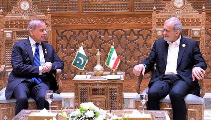 PM Shehbaz, Iranian President Pezeshkian discuss regional crisis, reaffirm support, unity