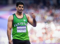President, PM, & nation congratulate Arshad Nadeem on gold medal victory at Asian Athletics Championships