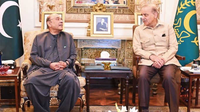PM Shehbaz, President Zardari discuss national issues, call for unity among allies