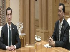 Senate Chairman Gilani meets Turkmen President, discusses bilateral ties, regional cooperation