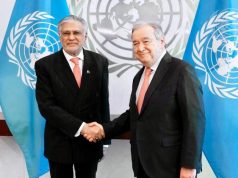 Pakistan’s UNSC Presidency: Ishaq Dar, UN Chief discuss global peace, security agenda