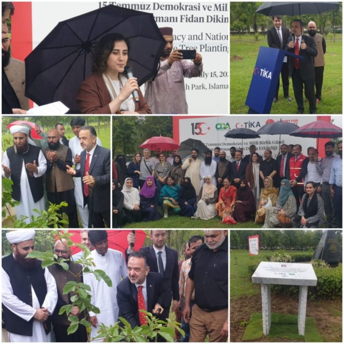 253 trees for 253 heroes: TIKA marks Turkiye’s democracy day with symbolic plantation at Fatima Jinnah Park