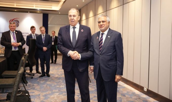 Ishaq Dar, Lavrov reaffirm commitment to stronger ties at ARF; set to meet again at SCO Summit next week
