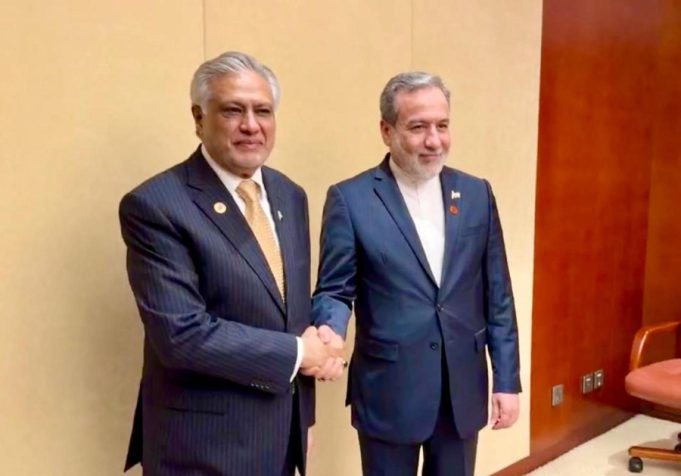 Pakistan, Iran vow regional stability amid tensions; DPM Ishaq Dar meets FM Araghchi on SCO sidelines