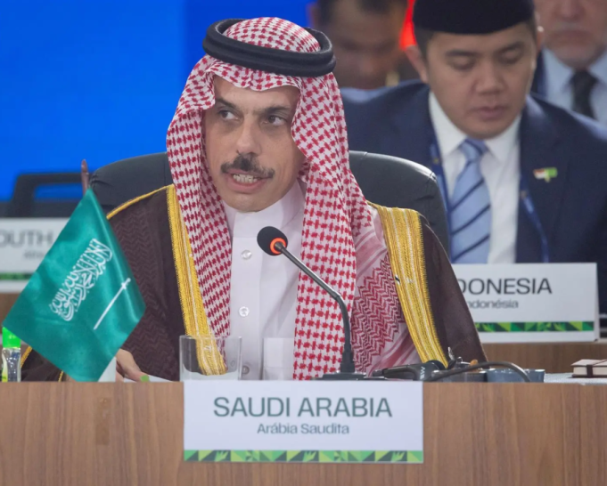 Saudi FM urges climate action, health cooperation, & Gaza peace at BRICS Summit in Brazil