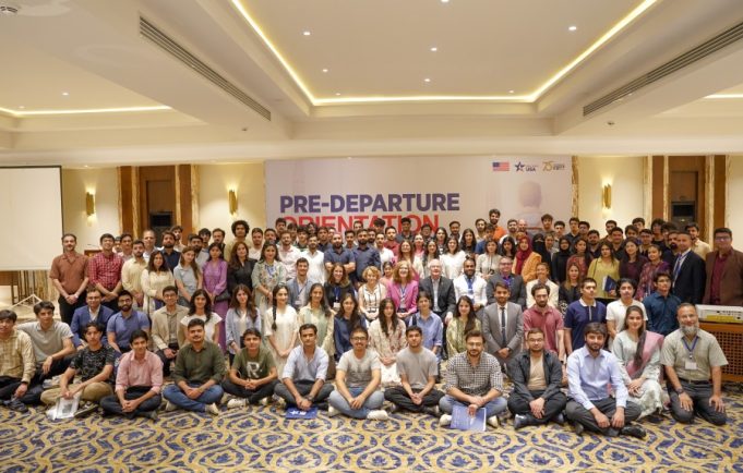 EducationUSA hosts pre-departure orientations for over 270 US-bound Pakistani students