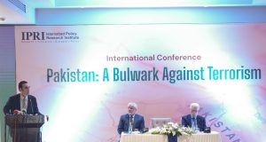Pakistan Peoples Party Chairman, Bilawal Bhutto Zardari addresses International Conference – Pakistan: A Bulwark Against Terrorism, organized by Islamabad Policy Research Institute (IPRI).
