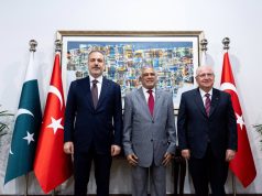 Turkish foreign and defence ministers meet Deputy PM Ishaq Dar to strengthen bilateral cooperation in Islamabad
