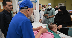 Saudi medical team begins complex surgery to separate Syrian conjoined twins