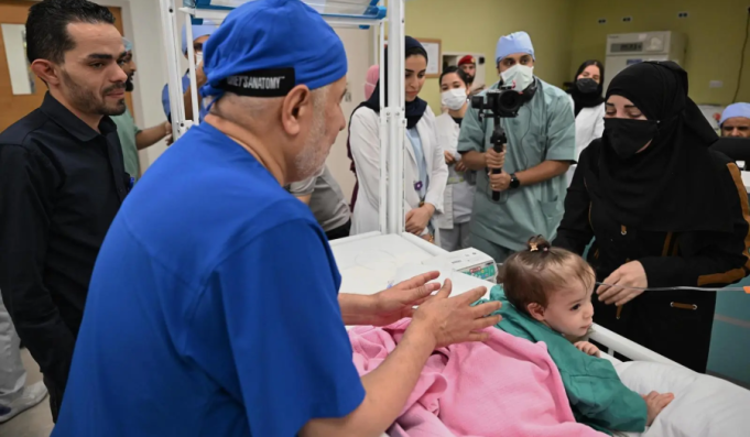 Saudi medical team begins complex surgery to separate Syrian conjoined twins