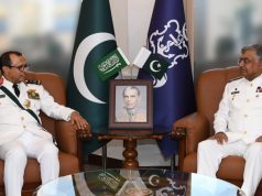 Pak-Saudi naval chiefs pledge to deepen maritime security cooperation