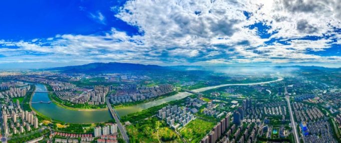 Jinyi Lake: A new industrial city rising from the barren