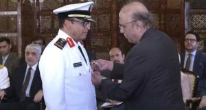 President Zardari confers Nishan-i-Imtiaz (Military) on Saudi naval chief for strengthening defence ties