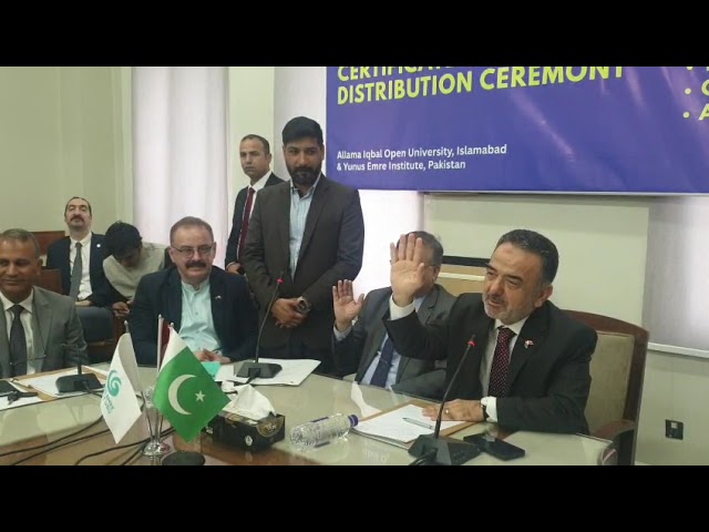 Turkish envoy reaffirms ever-growing ties with Pakistan at AIOU’s Turkish summer camp ceremony