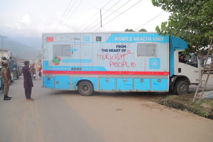 TIKA deploys mobile clinic to aid flood victims in Buner