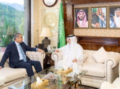 Saudi Envoy Nawaf bin Said Al-Malki meets Interior Minister Mohsin Naqvi, discusses matters of mutual interest