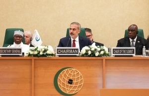 Turkish FM Hakan Fidan delivers opening address at OIC extraordinary foreign ministers’ session in Jeddah