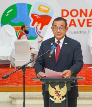 Indonesia Embassy, PRCS launch blood donation drive to mark 80th Independence Day, 75 years of bilateral ties