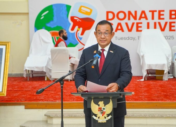 Indonesia Embassy, PRCS launch blood donation drive to mark 80th Independence Day, 75 years of bilateral ties