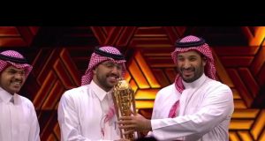 Crown Prince Mohammed bin Salman awards Esports World Cup trophy to Team Falcons after their remarkable back-to-back triumph
