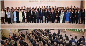 President Mirziyoyev meets Uzbek diaspora, students in US, launches business initiative