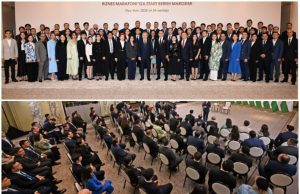President Mirziyoyev meets Uzbek diaspora, students in US, launches business initiative