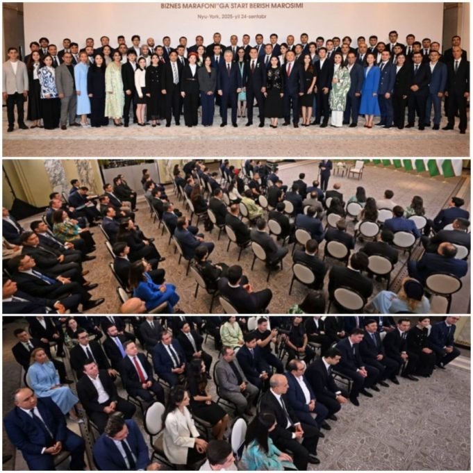 President Mirziyoyev meets Uzbek diaspora, students in US, launches business initiative