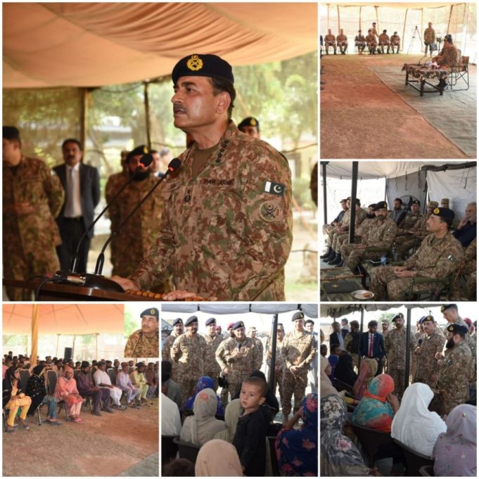 COAS Munir visits flood-hit Punjab, assures continued relief, rehabilitation support