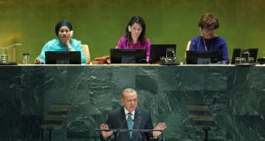 Erdogan urges UN-based resolution of Kashmir dispute at UNGA