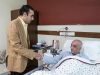 PPP Chairman Bilawal Bhutto Zardari visits senior politician Syed Khursheed Ahmed Shah at a local hospital, inquires about his health, and wishes him a speedy recovery.