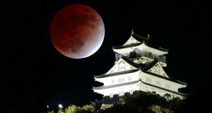 Japan witnesses first total lunar eclipse in three years