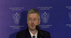 Russian envoy briefs on Ukraine conflict, criticizes Kiev, Western support